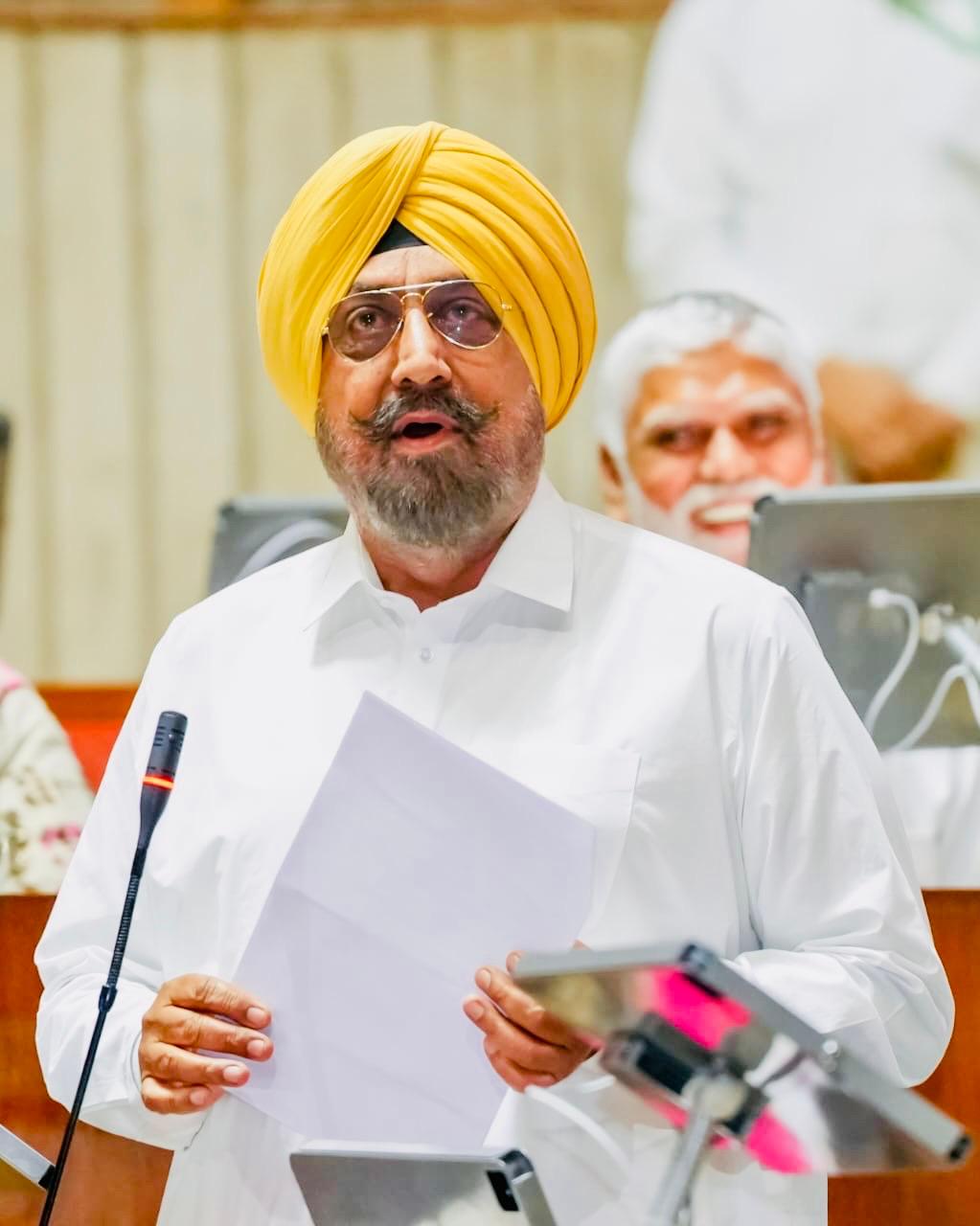 MLA Kuljit Singh Randhawa demanded the creation of a digital library in Derabassi constituency in the Vidhan Sabha